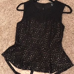 Forever 21 Black lace top
